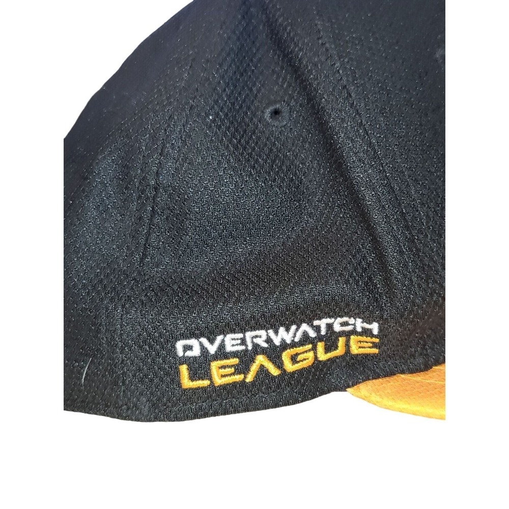 New Era Overwatch League Trace Diamond Weave 9FIFTY Snapback Hat Blk Gold Gaming - Picture 7 of 8